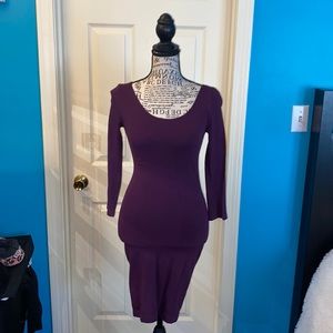 HMS sexy purple mini dress